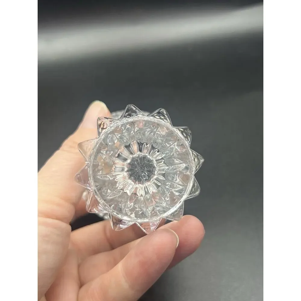 Vintage 1950‎ Cut Crystal Toothpick Holder